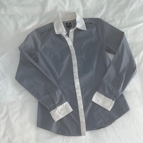 Express Tops - Express Essential Button Down Shirt